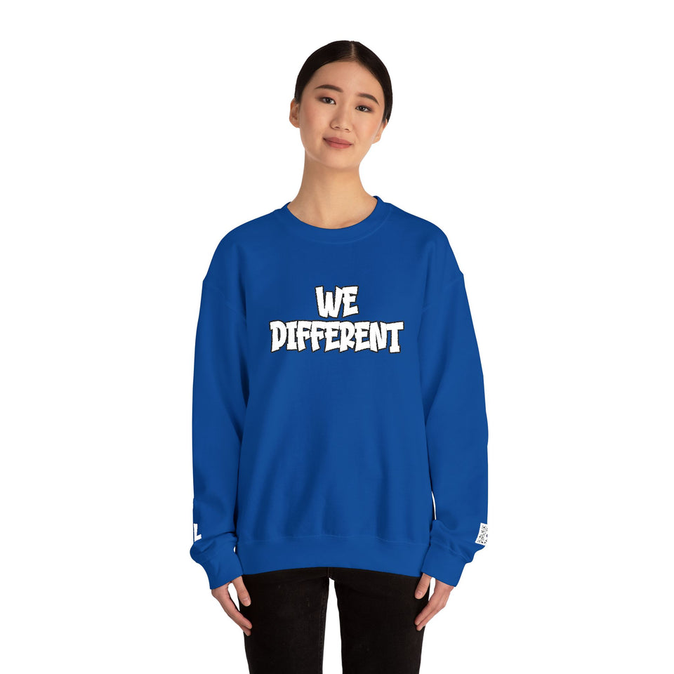 WE DIFFERENT - EMBROIDERY SWEATSHIRT