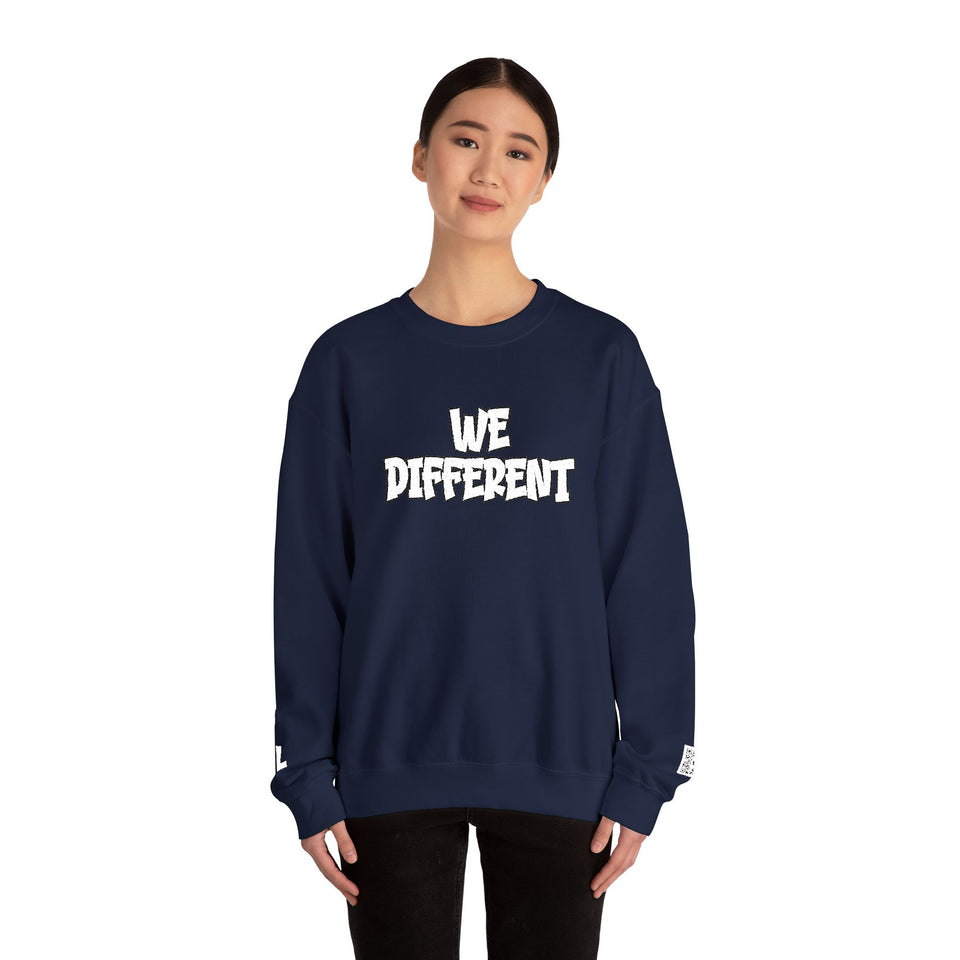 WE DIFFERENT - EMBROIDERY SWEATSHIRT