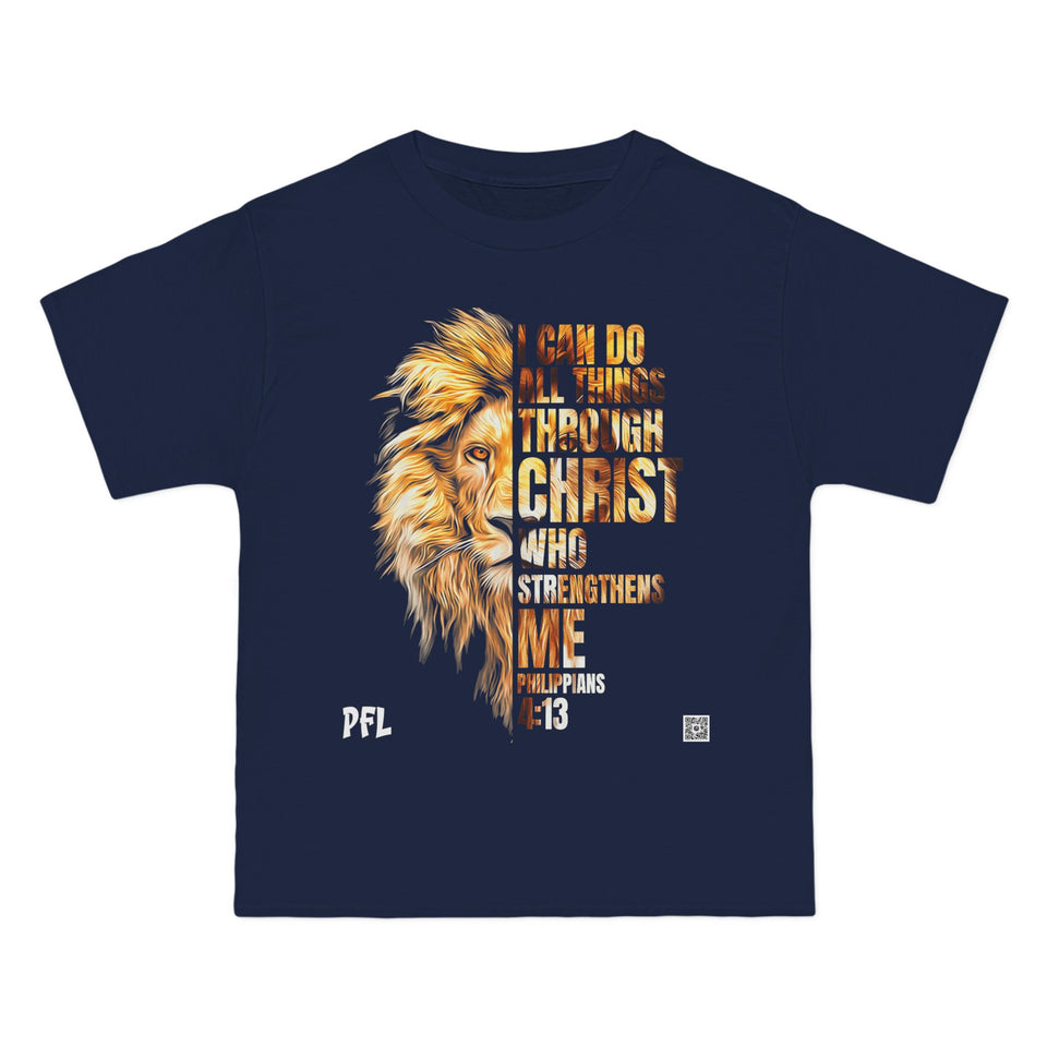 JESUS CHRIST- Strengthens Me Lion- TEE