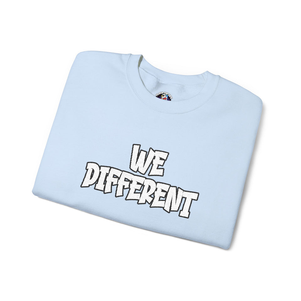 WE DIFFERENT - EMBROIDERY SWEATSHIRT