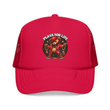 Trucker Hat — Playa For Life: Flip Impressions Graphic Foam Trucker Hat