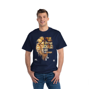 JESUS CHRIST- Strengthens Me Lion- TEE