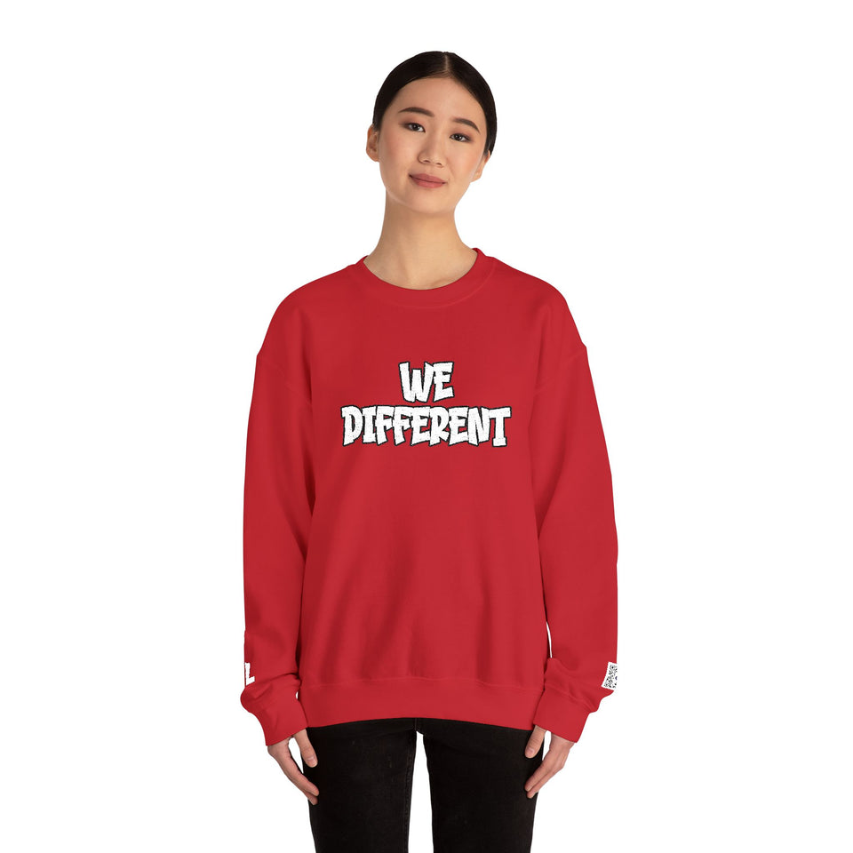 WE DIFFERENT - EMBROIDERY SWEATSHIRT