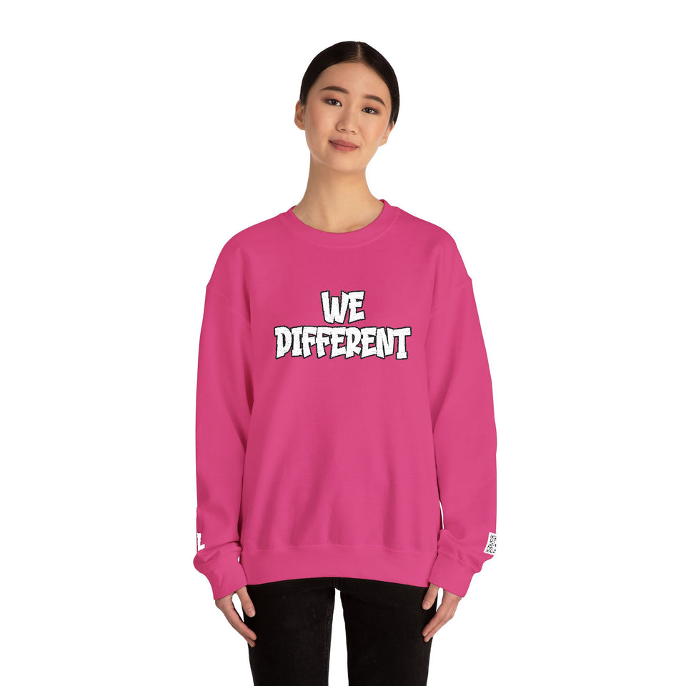 WE DIFFERENT - EMBROIDERY SWEATSHIRT