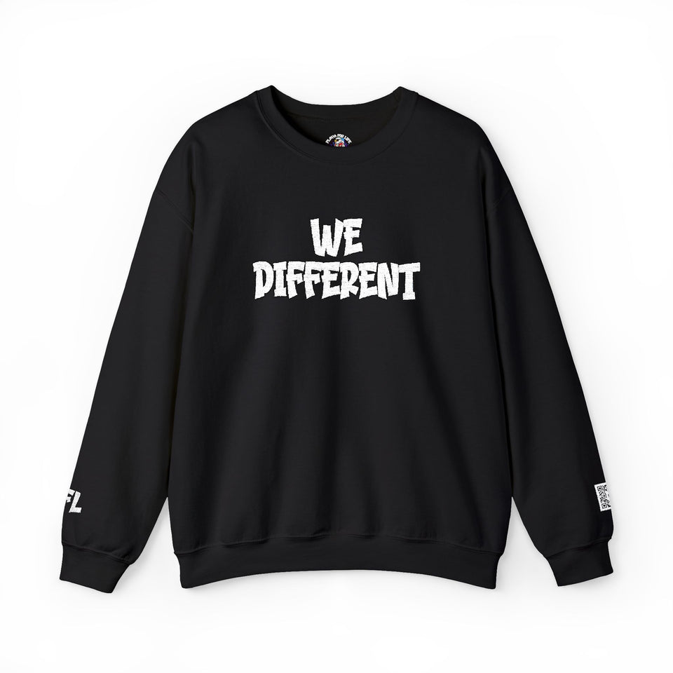 WE DIFFERENT - EMBROIDERY SWEATSHIRT