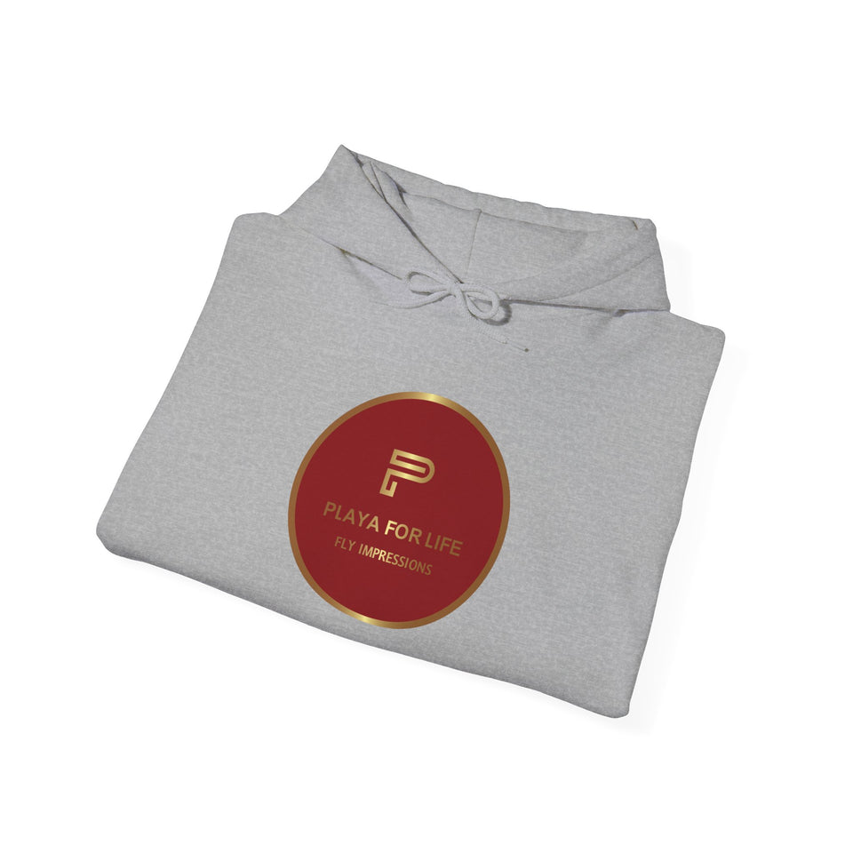 PLAYA FOR LIFE - FLY IMPRESSIONS HOODIE WITH LOGO ON BACK