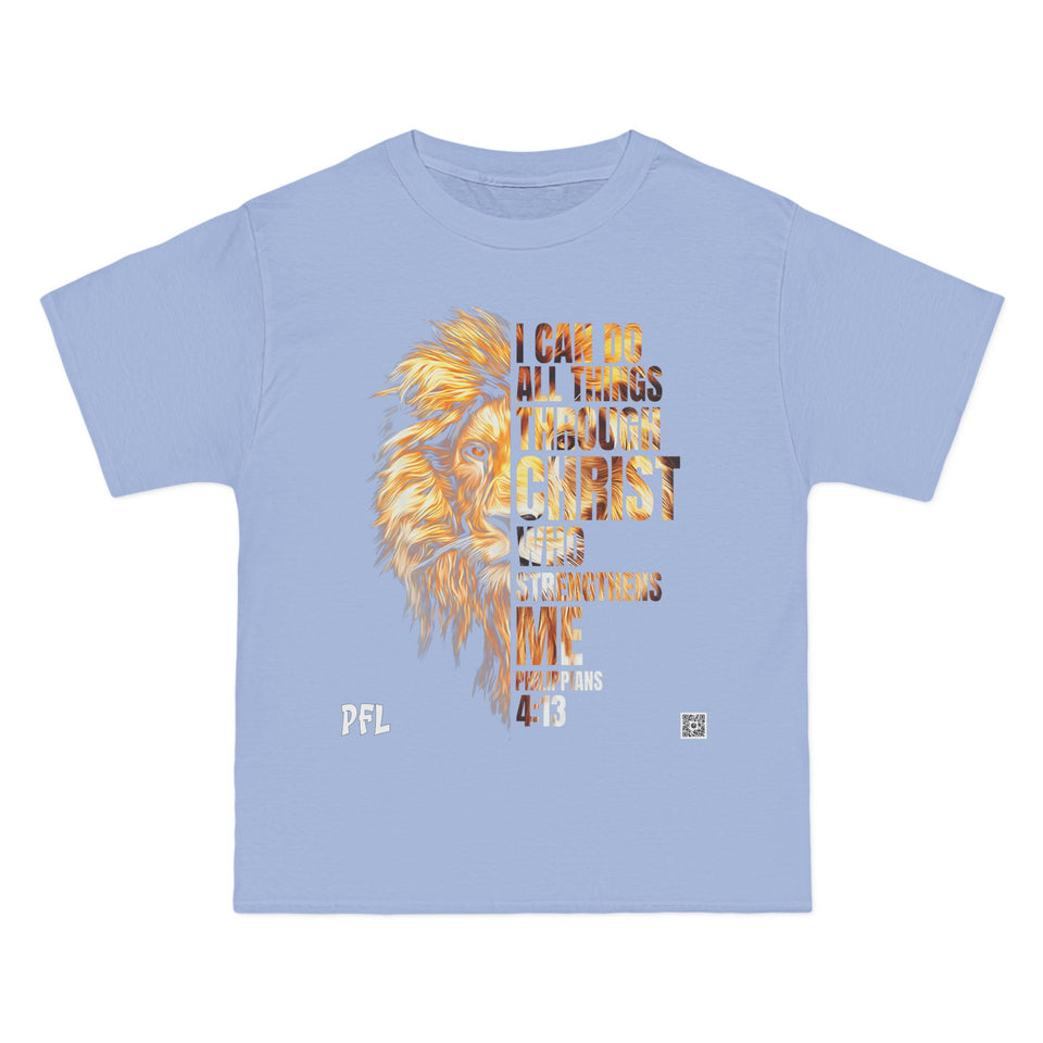 JESUS CHRIST- Strengthens Me Lion- TEE