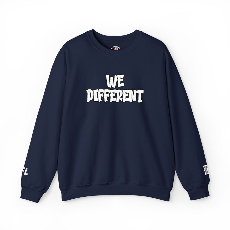 WE DIFFERENT - EMBROIDERY SWEATSHIRT