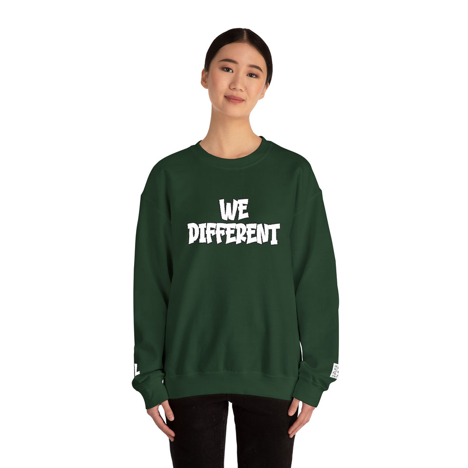 WE DIFFERENT - EMBROIDERY SWEATSHIRT