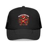 Trucker Hat — Playa For Life: Flip Impressions Graphic Foam Trucker Hat