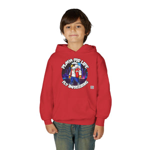 Youth Size, Playa For Life Logo - Hoodie