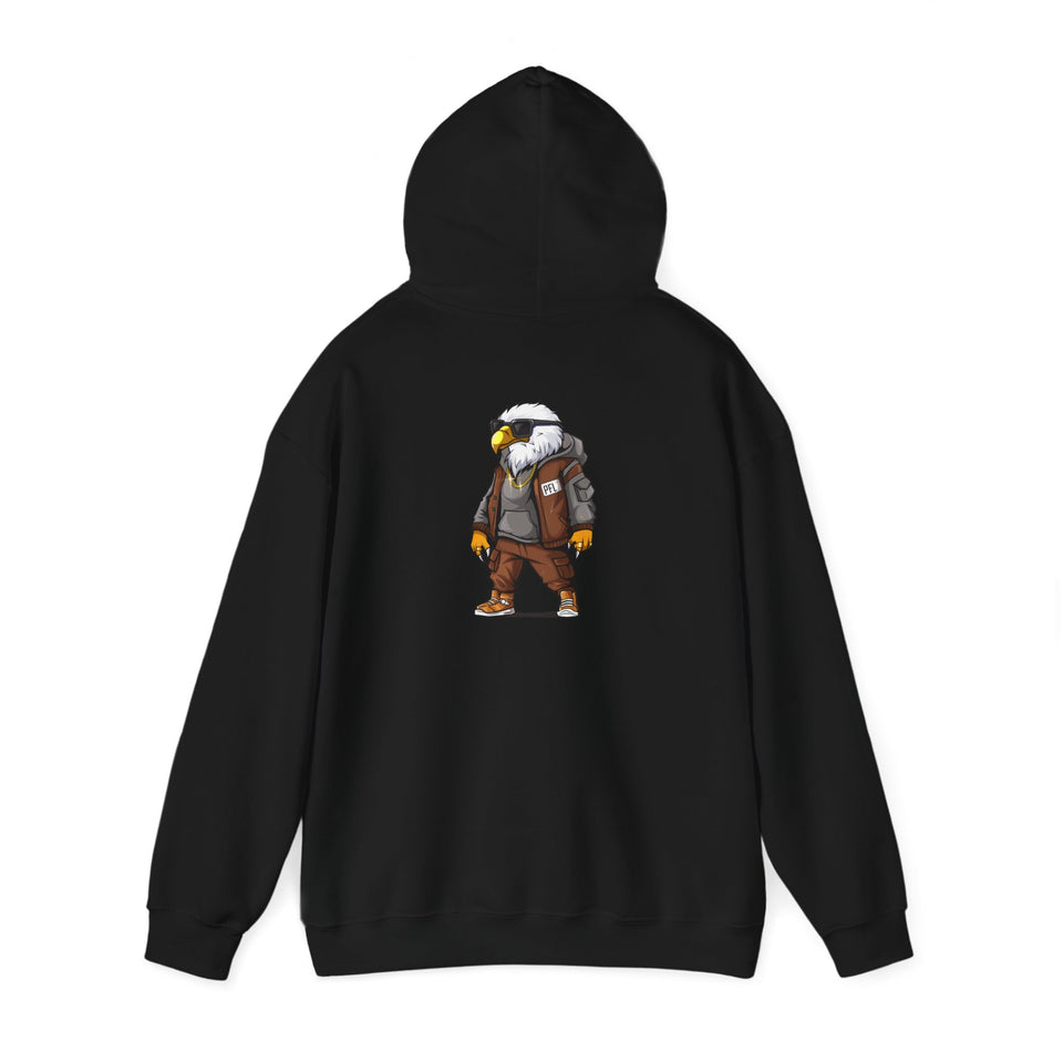 PLAYA FOR LIFE - FLY IMPRESSIONS HOODIE WITH LOGO ON BACK