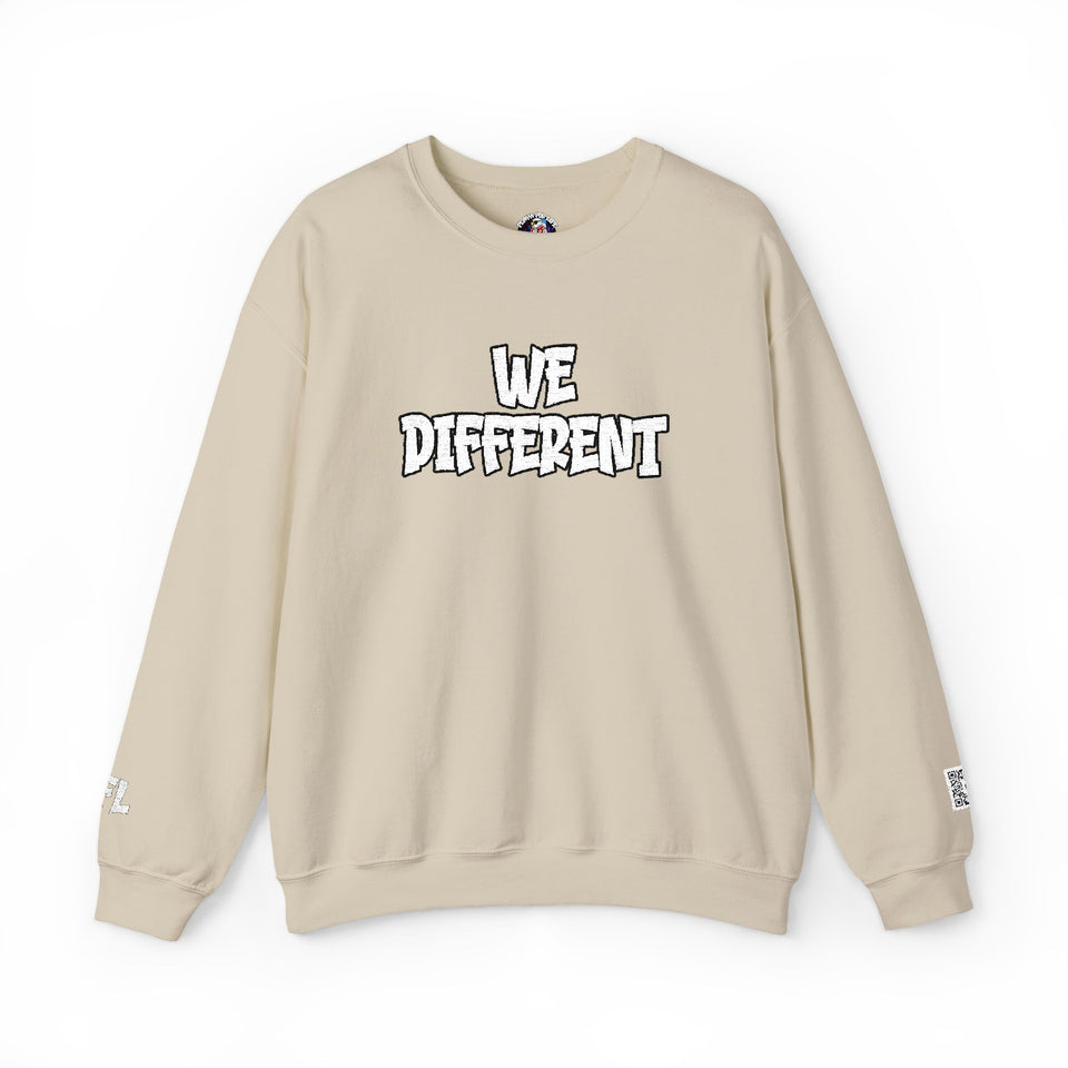 WE DIFFERENT - EMBROIDERY SWEATSHIRT