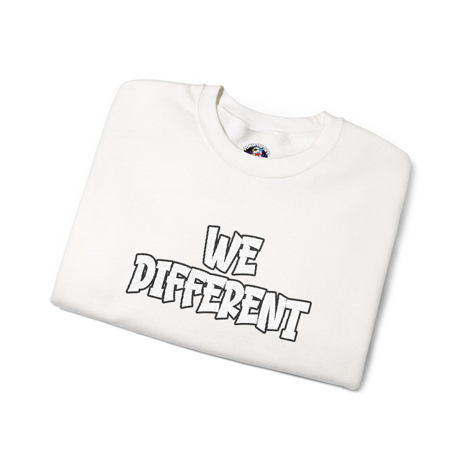 WE DIFFERENT - EMBROIDERY SWEATSHIRT