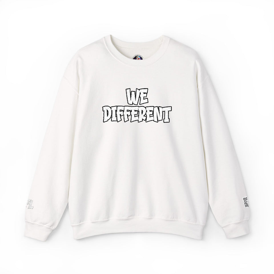 WE DIFFERENT - EMBROIDERY SWEATSHIRT