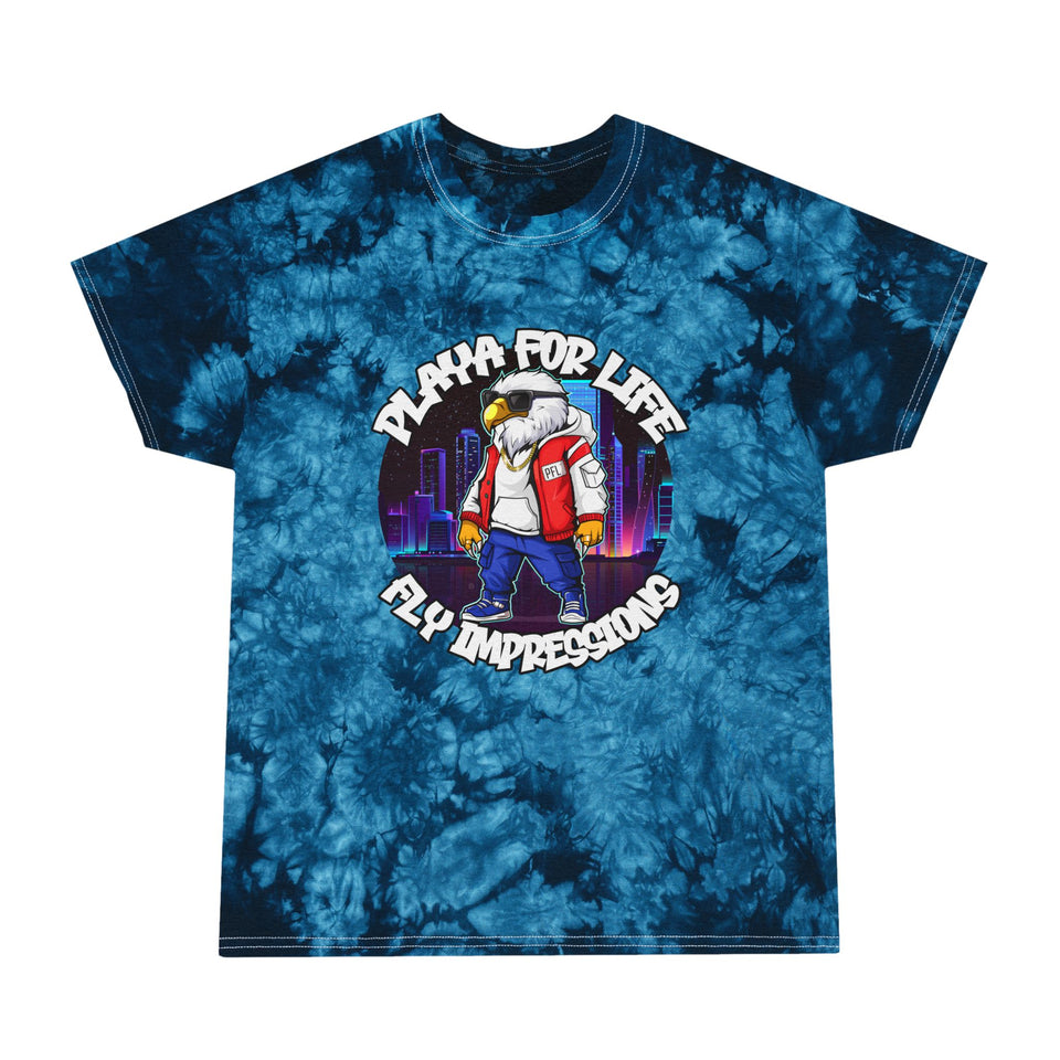 PLAYA FOR LIFE LOGO - Chill Tie-Dye - T-shirt