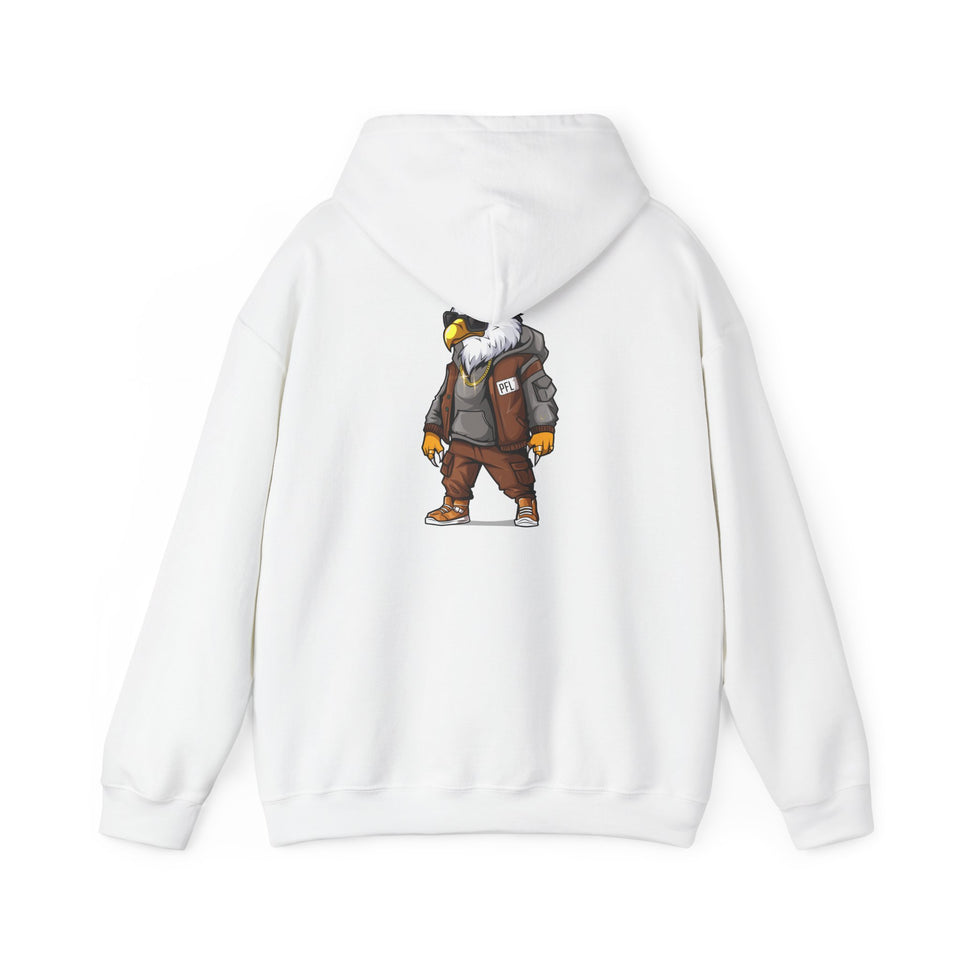PLAYA FOR LIFE - FLY IMPRESSIONS HOODIE WITH LOGO ON BACK