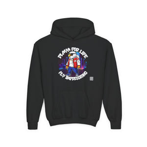 Youth Size, Playa For Life Logo - Hoodie
