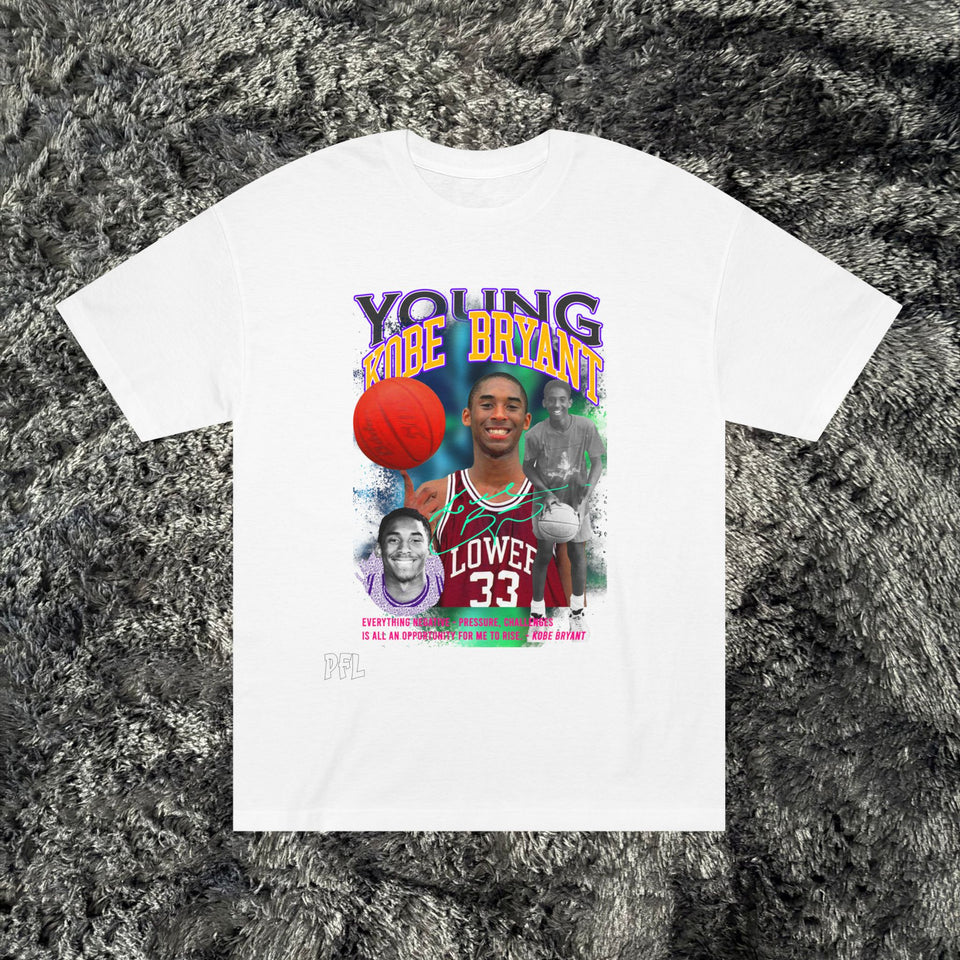 PFL - Save Our Youth. 'Young Kobe Bryant' Tribute Tee