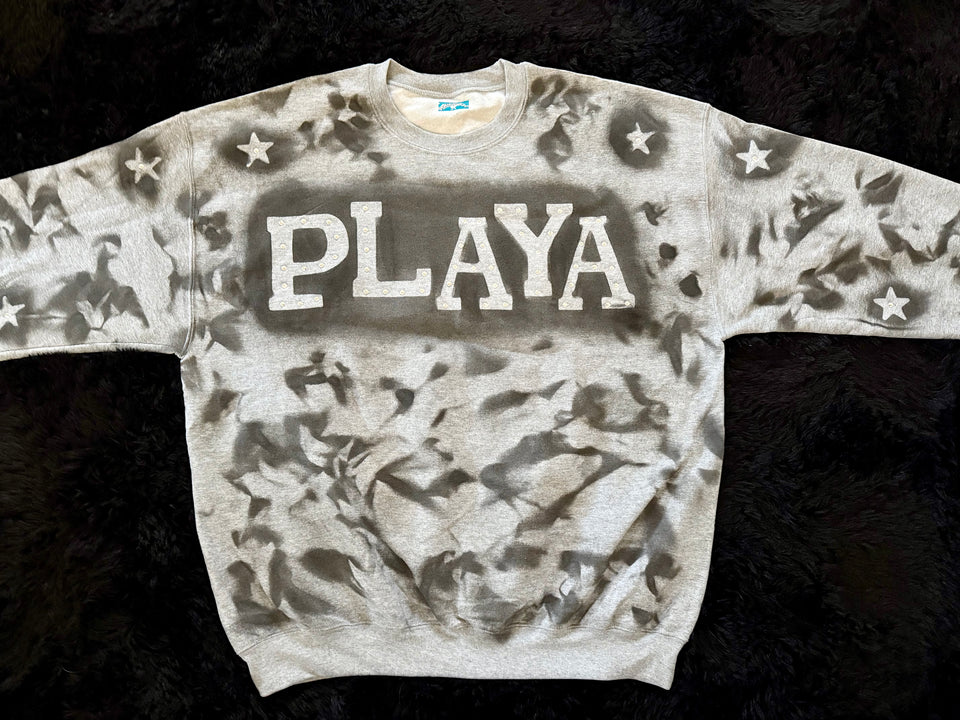 Playa - Stay Humble Hustle Hard, Crew Neck Sweatshirt