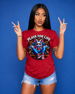 Playa Bunny- Playa For Life - Tee